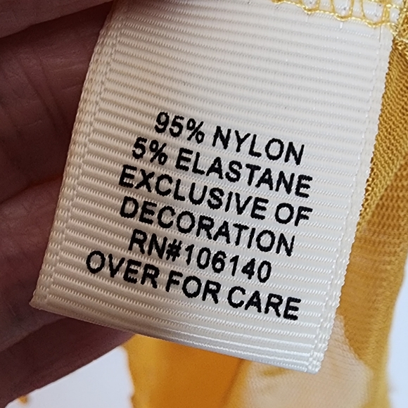 Lace Mesh Boho Woodland Fairy Goth Hippie Blouse Gold Size Medium - Picture 9 of 10